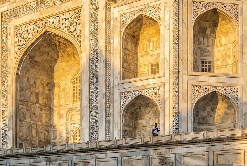 Façade du Taj Mahal
